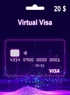 خرید 20 دلاری ویزا کارت مجازی (تحویل ۲۴ ساعته)