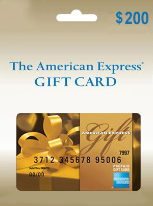 خرید گیفت کارت 200 دلاری امریکن اکسپرس American Express
