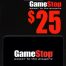 خرید گیفت کارت 25 دلاری گیم استاپ game stop