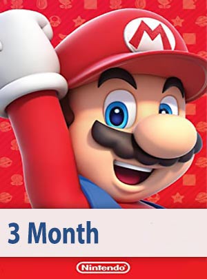 گیفت کارت 3 ماهه نینتندو Nintendo | خرید 3 ماهه گیفت کارت نینتندو