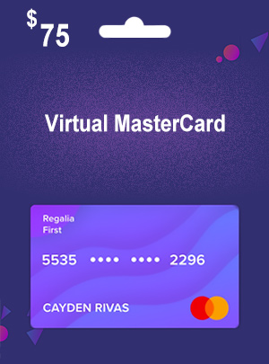 شارژ 75 دلاری master card مجازی