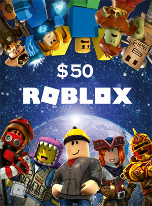 خرید گیفت کارت 50 دلاری بازی روبلاکس roblox