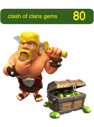 ۸۰ جم کلش آف کلنز | clash of clans gems