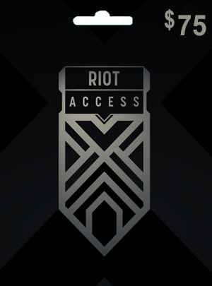 خرید گیفت کارت ۷۵ دلاری ریوت اکسس Riot Access