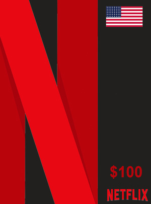 خرید گیفت کارت نت فلیکس 100 دلاری امریکا NetFlix