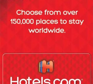 خرید گیفت کارت هتلز hotels.com